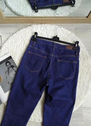 Базовые синие джинсы скинни высокая посадка от benetton8 фото