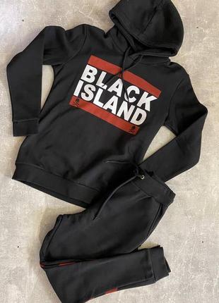 Спортивний костюм на флісі black island