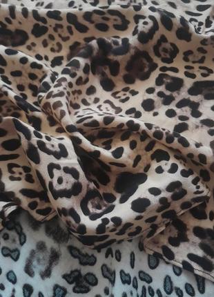 Легесенка трикотажная юбка в леопардовый принт primark3 фото