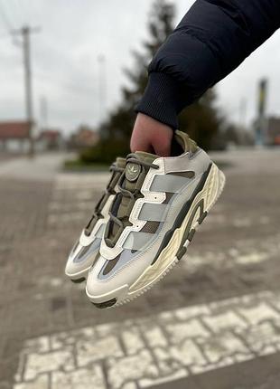 Мужские кроссовки adidas GORE-TEX niteball "off white/ orbit green/ magnet lime"