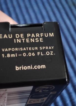 Парфюмированная вода brioni eau de parfum intense5 фото