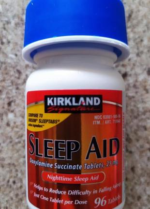 Sleep aid 25 mg kirkland сша, допомога нічного сну.1 фото