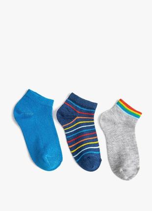 5 - 6 лет новый фирменный комплект набор носков с разными узорами для мальчиков koton