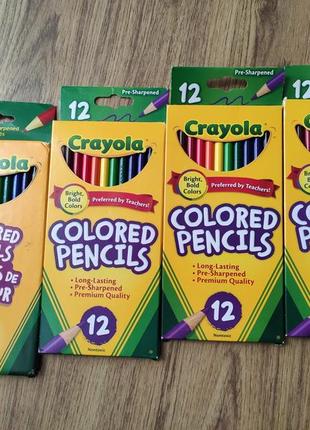 Детские деревянные цветные карандаши crayola