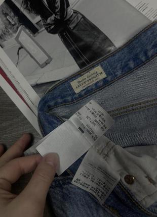 Оригінальні круті джинси levi's 501 cropped4 фото