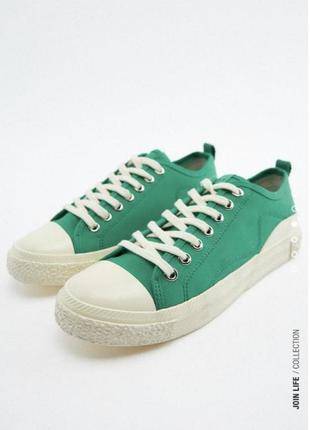 Кеди zara зелені