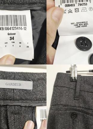Шикарные шерстяные брюки 100% wool7 фото
