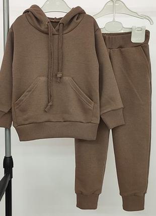 Спортивний костюм трехнитка без начісування преміум 5 кольорів ріст 86см-146см