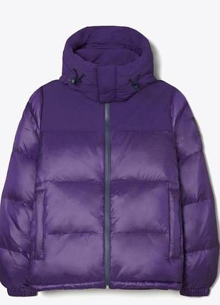 Зимняя куртка пуховик с капюшоном tory burch оригинал