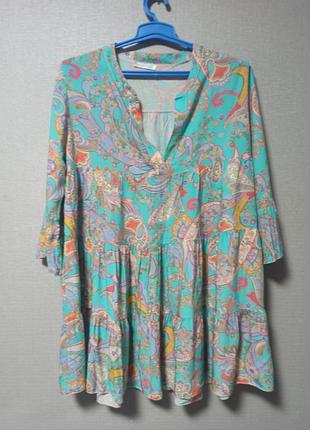 Котонова туніка, блуза new collection