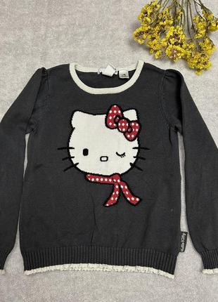 Світшот hello kitty. дитячий реглан. кофта дитяча h&m