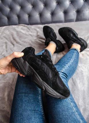 Жіночі кросівки adidas yung 1 black / smb3 фото