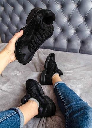Жіночі кросівки adidas yung 1 black / smb2 фото