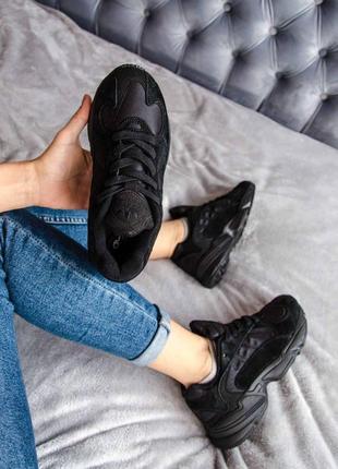 Жіночі кросівки adidas yung 1 black / smb10 фото