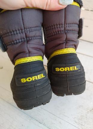 Зимние теплейшие  непромокаемые сапоги чоботи sorel 21р4 фото