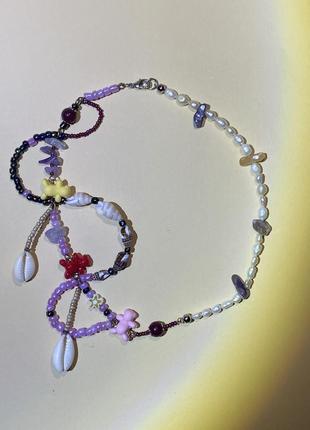 Намисто, чокер з перлин