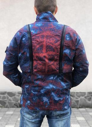 Ветровка stone island multicolor винтажная синяя куртка мужская2 фото