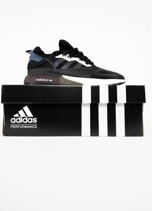Чоловічі кросівки adidas german zx 2k boost black white 2 / smb
