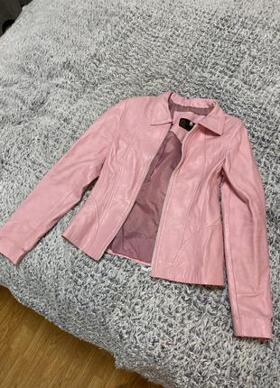 Куртка косуха рожева