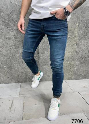 Мужские джинсы на манжете5 фото