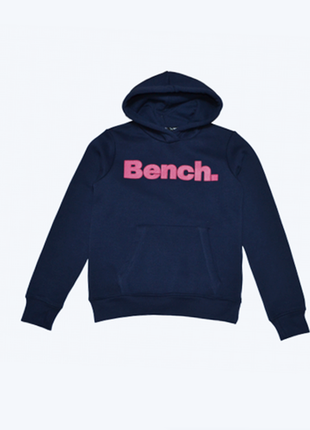 Темно синя толстовка худі з капюшоном bench на хлопчика 9-10 років