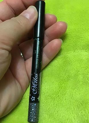 Гарний олівець для очей з блискітками