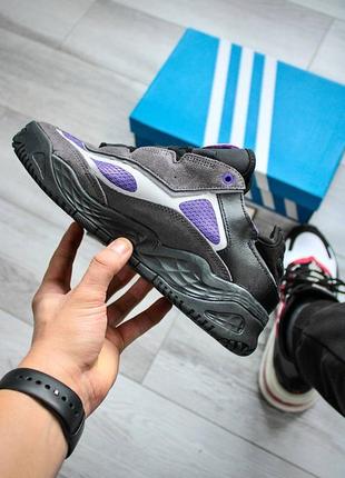 Чоловічі кросівки adidas niteball black-violet4 фото