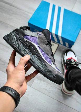 Мужские кроссовки adidas niteball black-violet7 фото