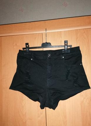 Базові шорти зі штучними потертостями