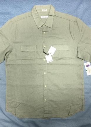 Сорочка чоловіча calvin klein, m, l