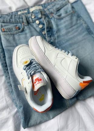 ♠️nike air force 1 shadow "white/orange"♠️5 фото