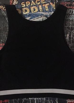 Майка топ топик американка вырез лодочкой высокий вырез