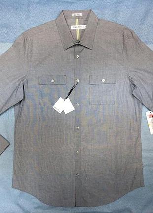 Рубашка мужская calvin klein, s, m