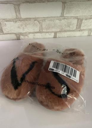 Тапочки victoria’s secret closed toe faux fur slippers