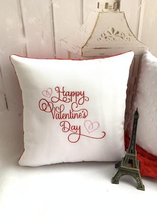 Подушка «happy valentine’s day»