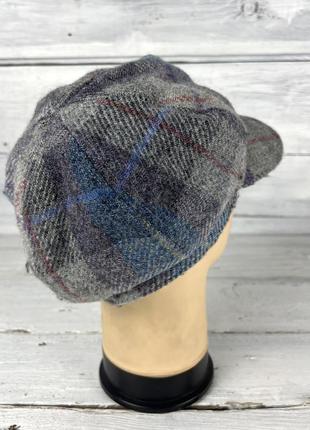 Шляпка твидовая failworth harris tweed, теплая, качественная4 фото