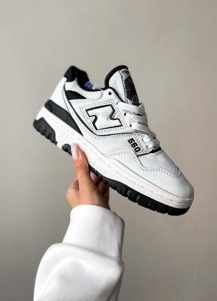 New balance 550 white black