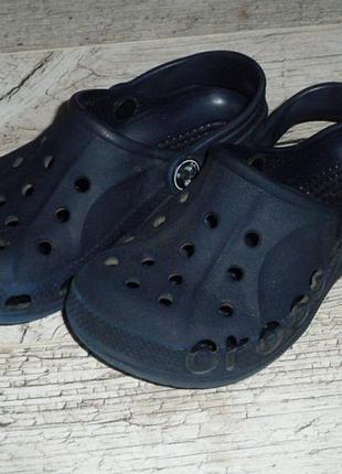 Кроксы crocs , оригинал, р с 10-11, стелька 17см (на 27-28р), сделаны в италии хорошее состояние1 фото