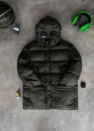 Зимова куртка c.p.company хакі / брендові чоловічі куртки си пи компани