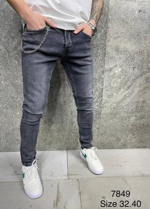 Чоловічі завужені джинси преміум якості6 фото