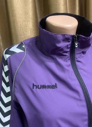 Спортивная ветровка hummel, мастерка цвет фиолетовый размер l  xl5 фото