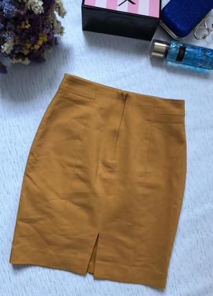 H&m юбка актуального  горчичного цвета 6 размер xs- s3 фото