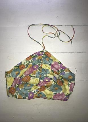 Квітковий топ zara