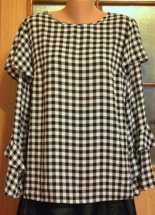 Блузка з довгим рукавом полувер george 50-52розм.