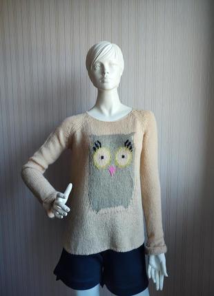 Жіночий светр з совой topshop розмір s1 фото