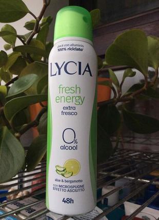 Дезодорант для тіла спрей lycia deo fresh spray 150 мл