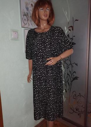 Легка літня сукня в горошок mei na fashion