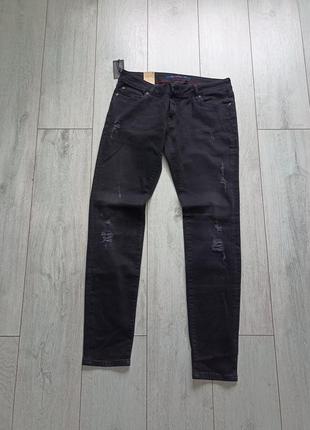 Черные новые джинсы2 фото