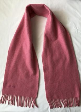 Шарф georgestech вовна 🐑. модный розовый