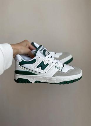 Женские кроссовки  кожаные new balance 550